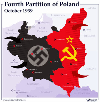 Spartizione della Polonia tra Tedeschi e Sovietici
