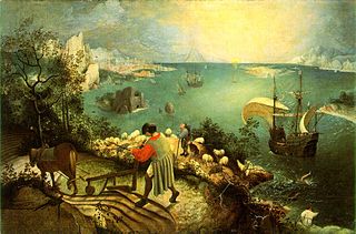 Bruegel, La caduta di Icaro