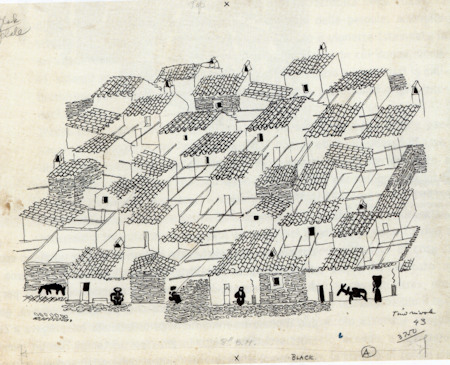 Costantino Nivola, Pergola-Village. Vined Orani