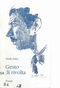 Copertina del libro di pesie di Abele Saba