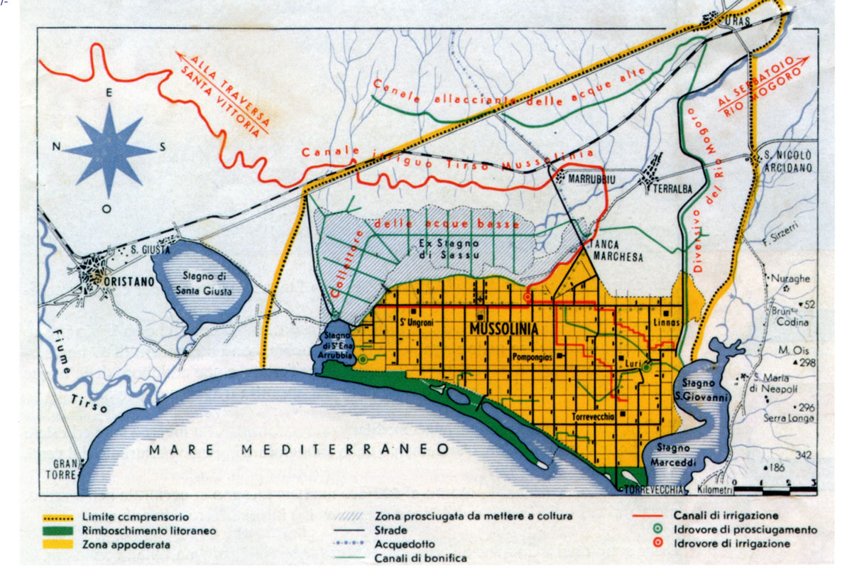 Mappa della bonifica Mappa della bonifica